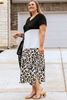 Immagine di CURVY GIRL V NECK LEOPARD PRINT DRESS